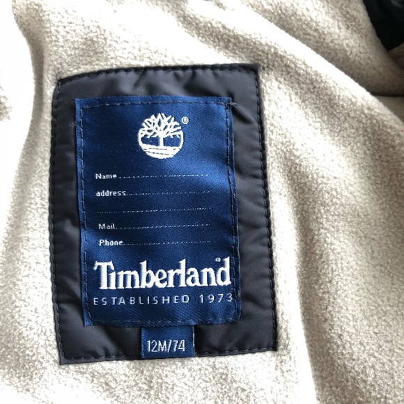 NWOT Timberland baby coat size 12M - Picture 4 of 5